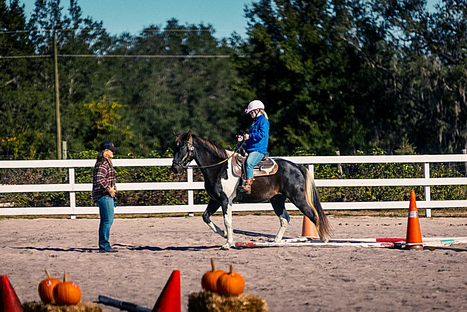 Adaptive riding therapy at Kiddy Up Ranch
